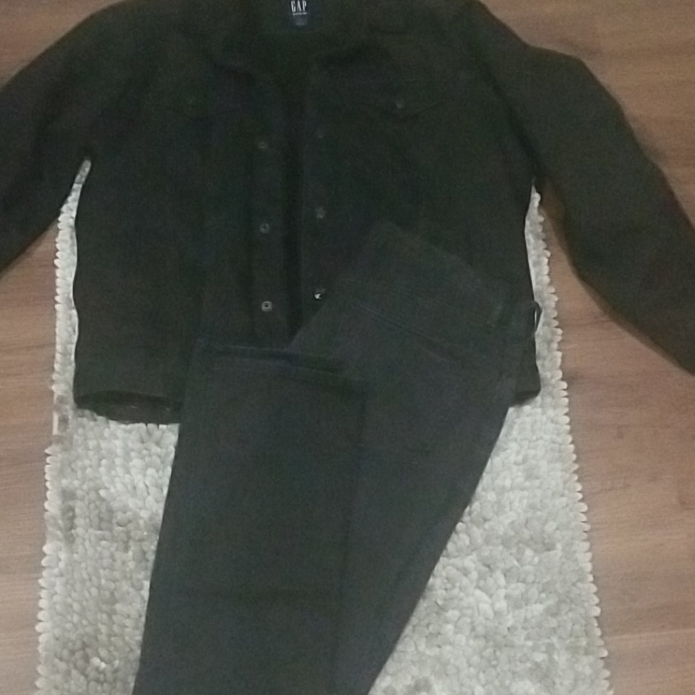 Gap denim trucker set